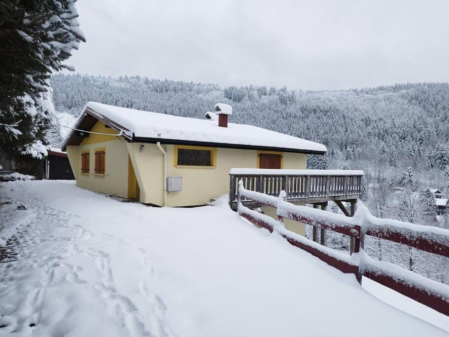 Maison De Montagne Vue Magnifique Ventron Exterior foto