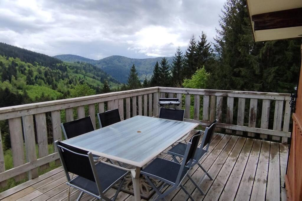 Maison De Montagne Vue Magnifique Ventron Exterior foto